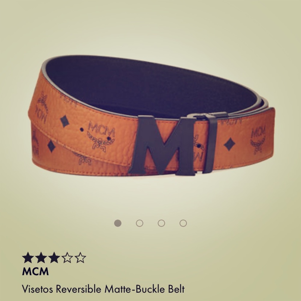 Authentic men’s size 44 MCM belt new
